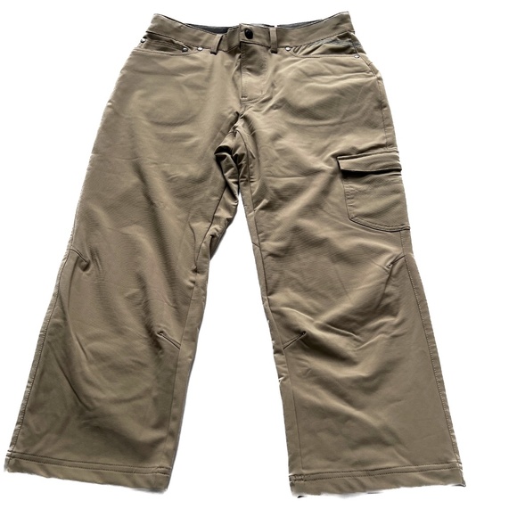 Bontrager Tan Cycling Cycle Bike Capri Pants Size S Nylon Blend - Picture 1 of 8